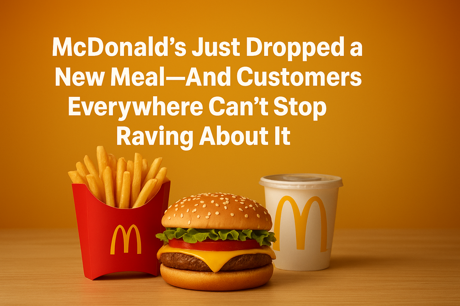 McDonald’s Just Dropped a New Meal—And Customers Everywhere Can’t Stop Raving About It