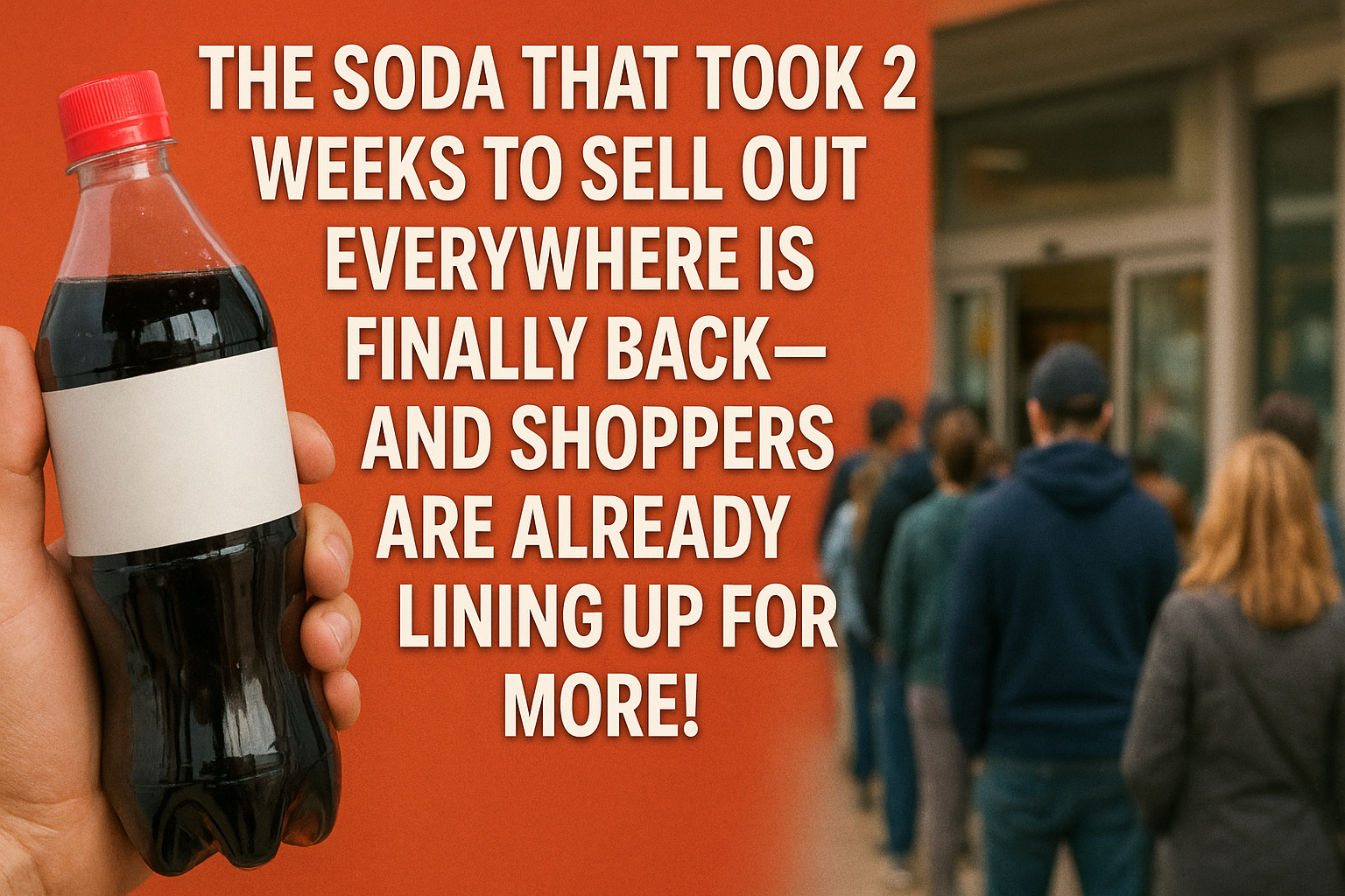 The Soda That Took 2 Weeks to Sell Out Everywhere Is Finally Back—And Shoppers Are Already Lining Up for More!