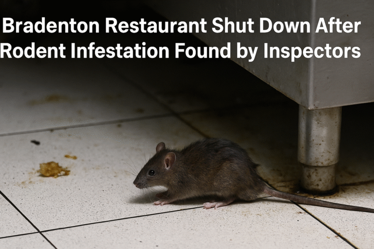 Bradenton Restaurant Shut Down After Rodent Infestation Found by Inspectors