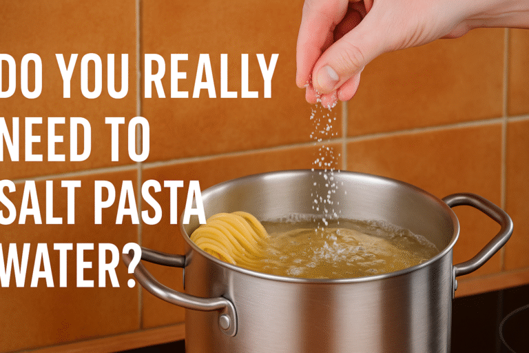 Do You Really Need to Salt Pasta Water